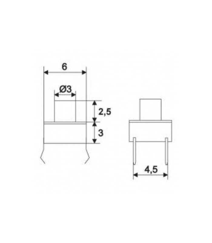 microintrerupator 1 circuit 005a 12vdc off on buton 25 mm fara retinere 1
