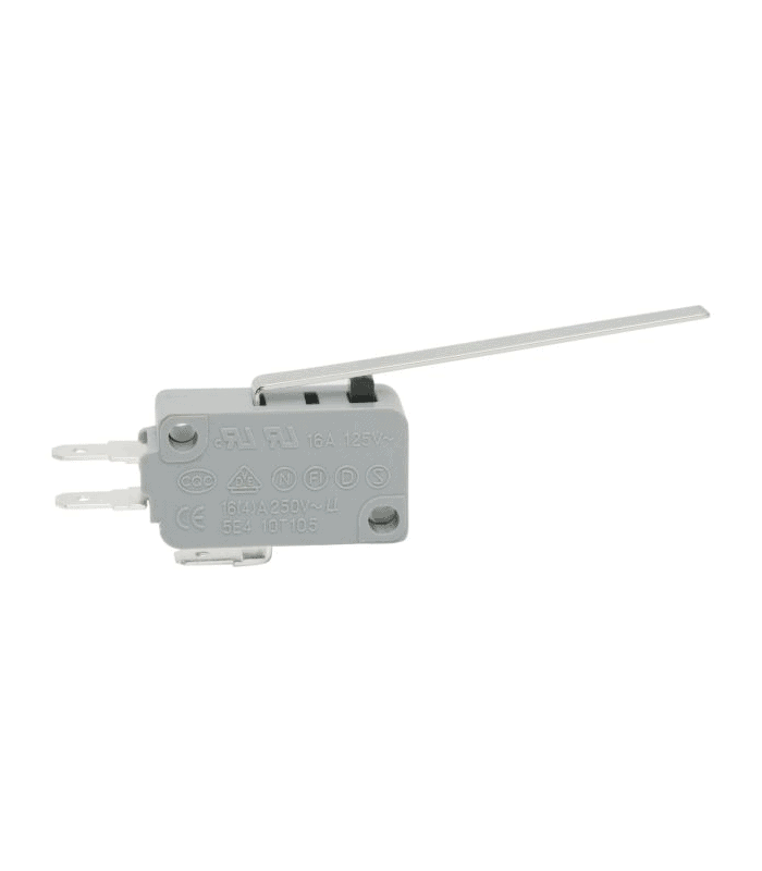 Microintrerupator 1 circuit 16(4)A-250V ON-(OFF) cu lamela 55mm 28x16x10mm