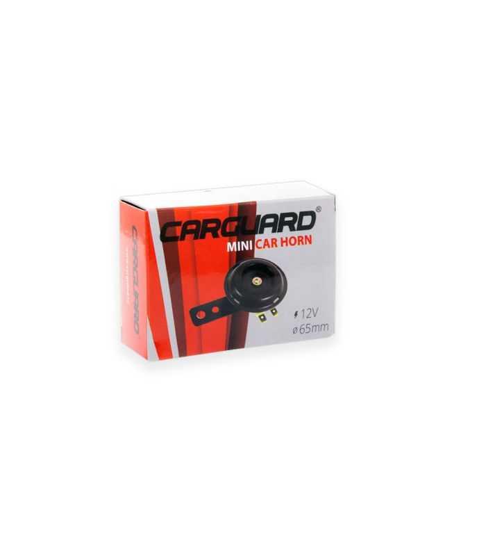 Mini Clacson Auto 12v 65mm Bobina Din Aluminiu Carguard