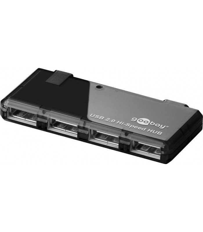 Mini HUB USB 4 port 2.0 negru Goobay