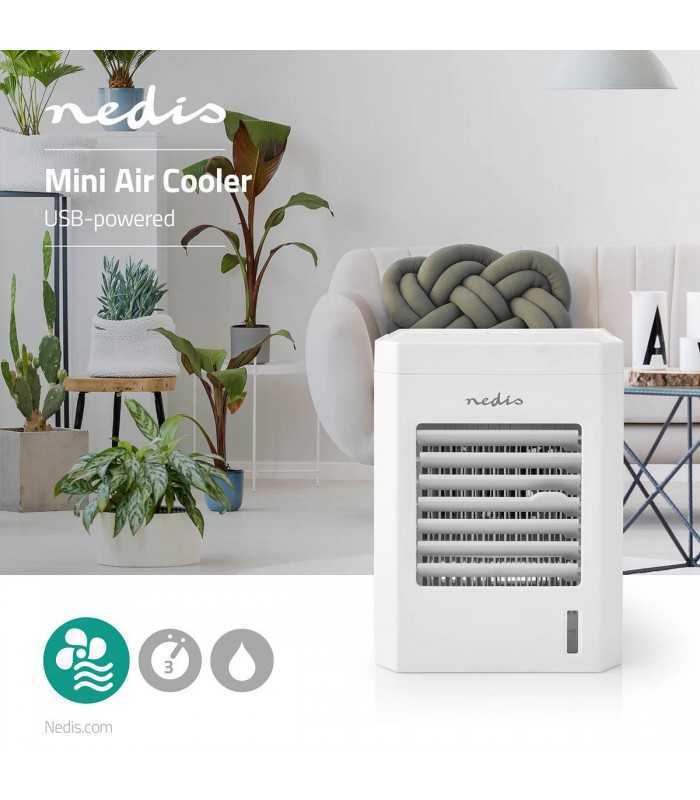 Mini racitor aer Nedis cu alimentare la USB 3 viteze