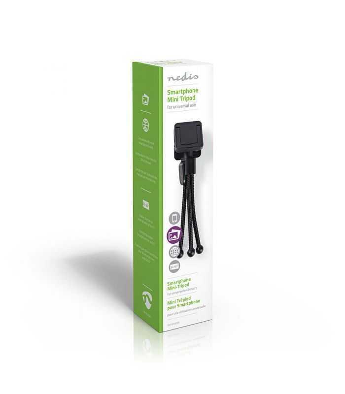 mini trepied flexibil nedis pentru smartphone 158cm negru 7