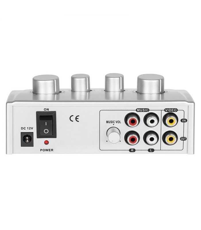 mixer audio karaoke 2 intrari azusa 1