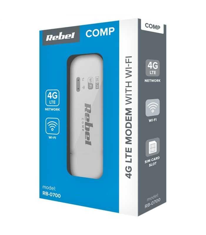Modem 4g Lte Cu Wifi Sim Card Slot Rebel Rb 0700