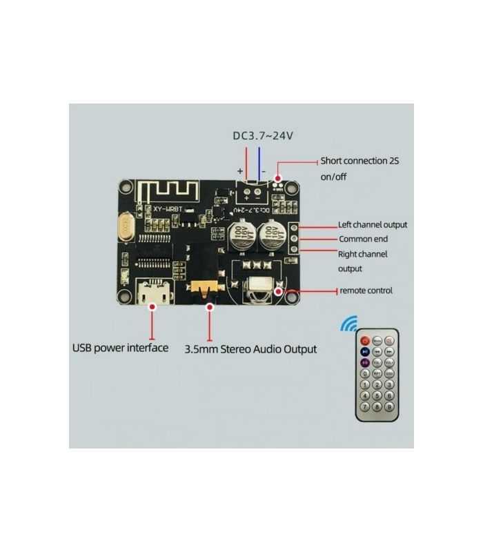 Modul bluetooth 3 cu JACK 3.5 mm DC 3.7-24V