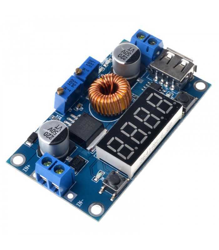 modul dc dc coboratoare de 5a lcd xl4015 va lcd 1