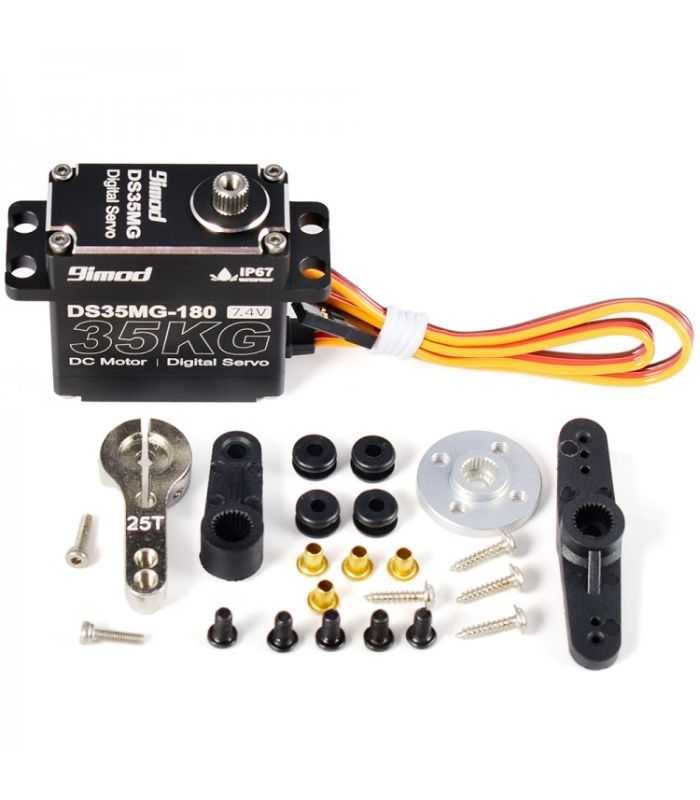 Modul Nano Dc Motor Digital Servo Rds3225 Max 35kg Ip67 Ds35mg 180 Grade 74v 9imod Rc3053a