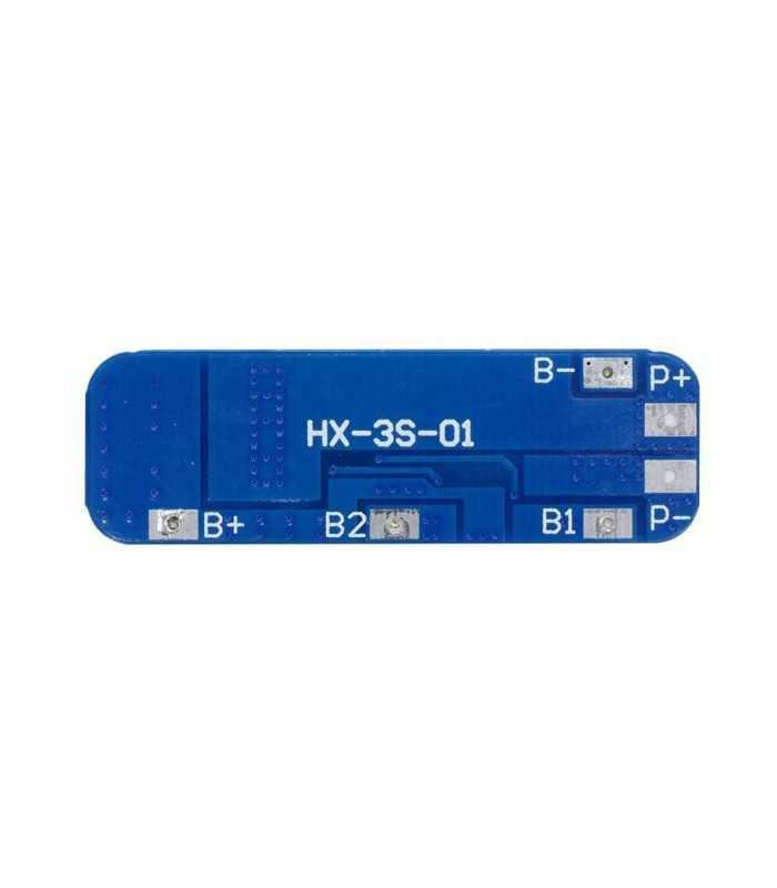 modul protectie incarcare 3x 18650 li ion 10a bms 3s 1