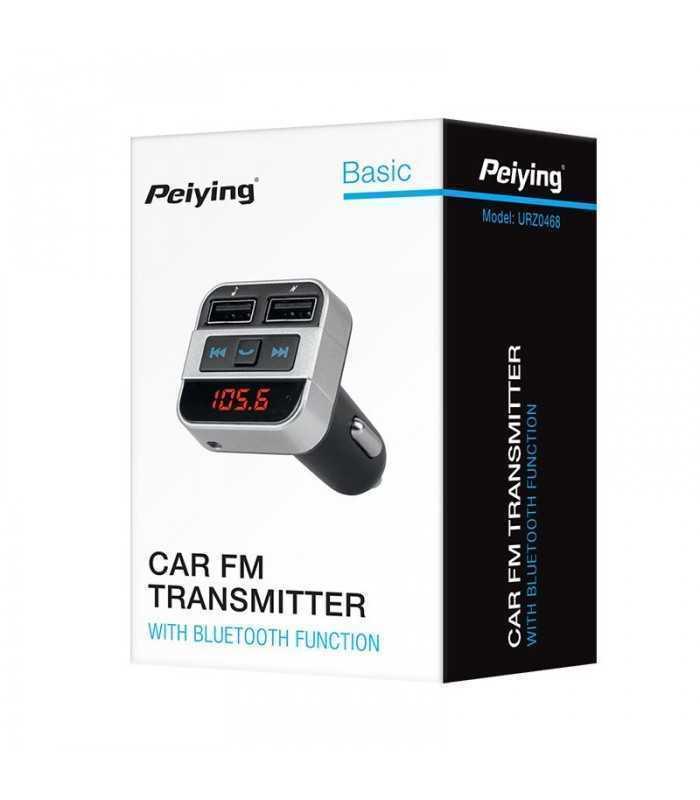 modulator fm audio bluetooth 2x usb 21a 1a peiying 2