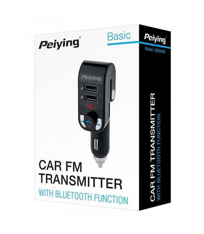 modulator fm audio bluetooth 2x usb 31a slot microsd peiying 3