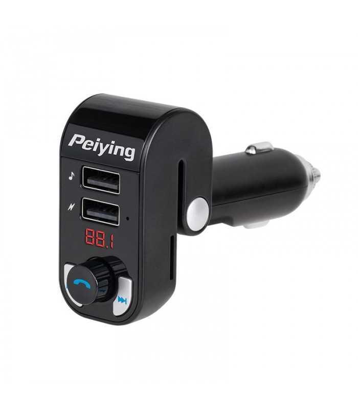 Modulator FM audio Bluetooth 2x USB 3.1A Slot microSD PEIYING