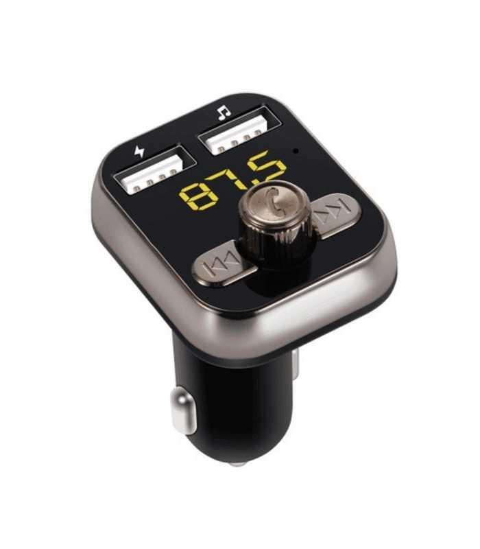 Modulator FM auto cu 2x USB 2.1A+1A +microSD +Bluetooth V4.0