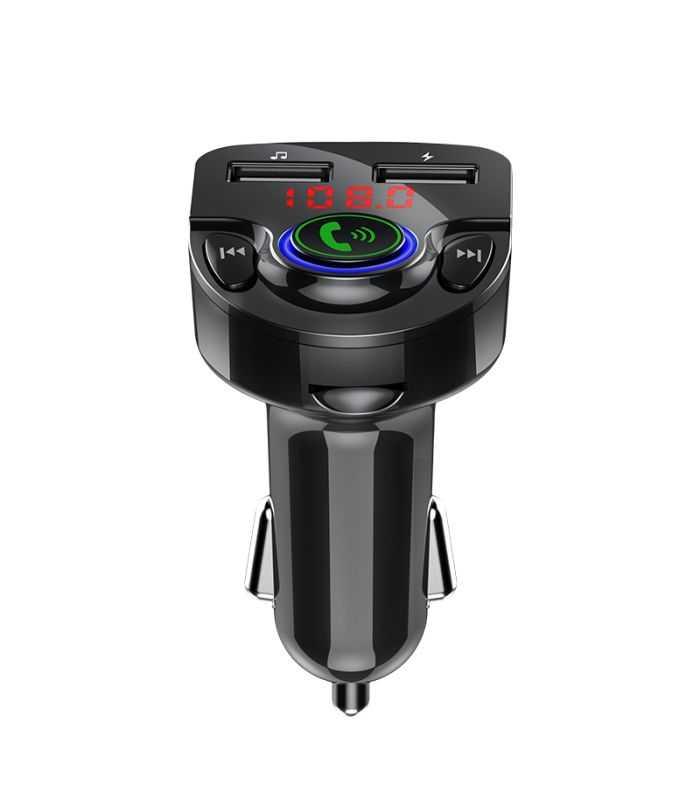 Modulator Fm Bluetooth 50 2x Usb Qc 30 Spacer Spfm 01 Qc