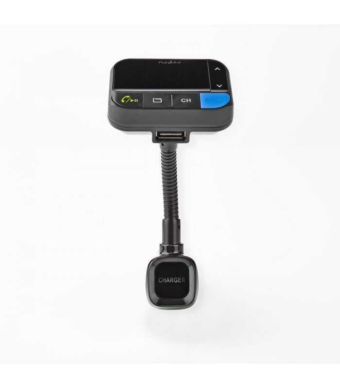 modulator fm nedis bluetooth microsd hands free control vocal 2x usb 2