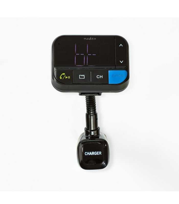 modulator fm nedis bluetooth microsd hands free control vocal 2x usb 7