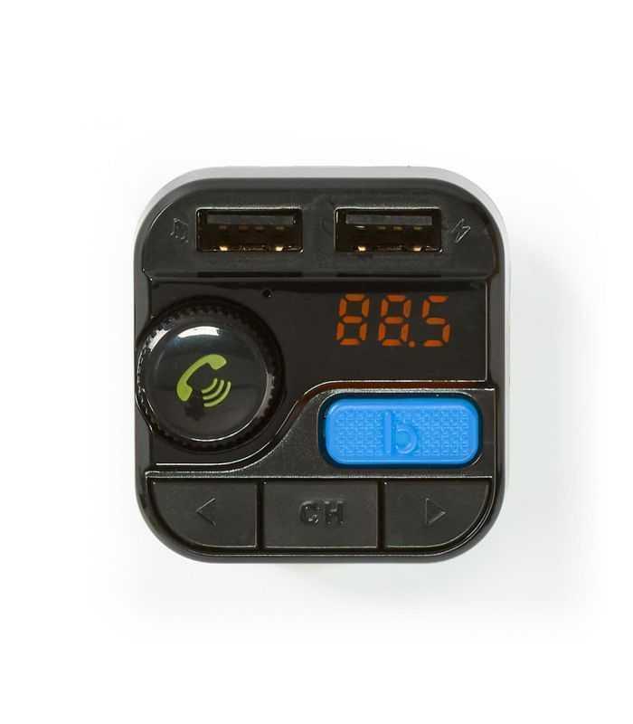 modulator fm nedis hands free bluetooth microsd control vocal 2x usb 6