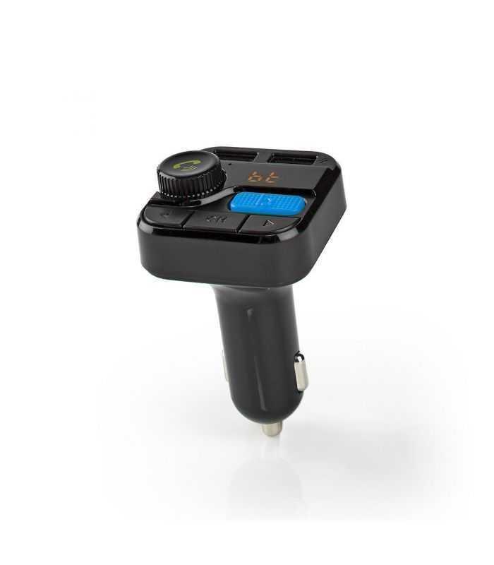 modulator fm nedis hands free bluetooth microsd control vocal 2x usb 8