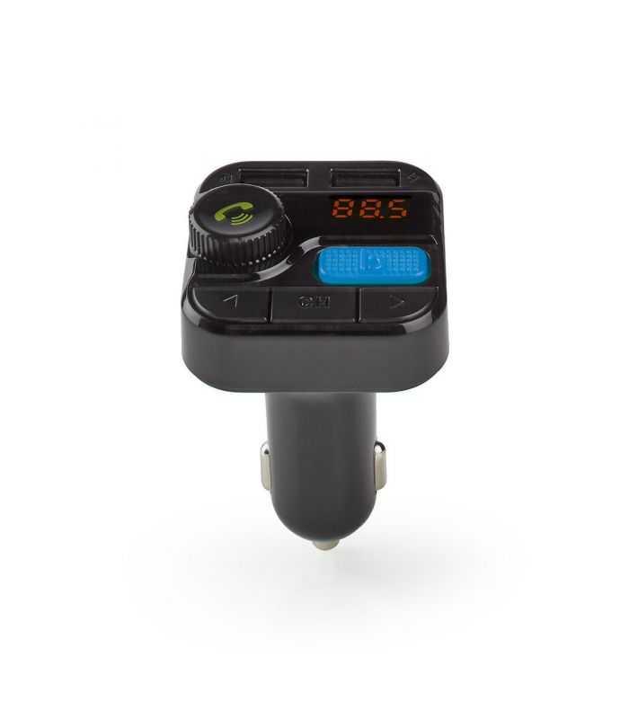 Modulator FM Nedis Hands-Free Bluetooth MicroSD Control vocal 2x USB