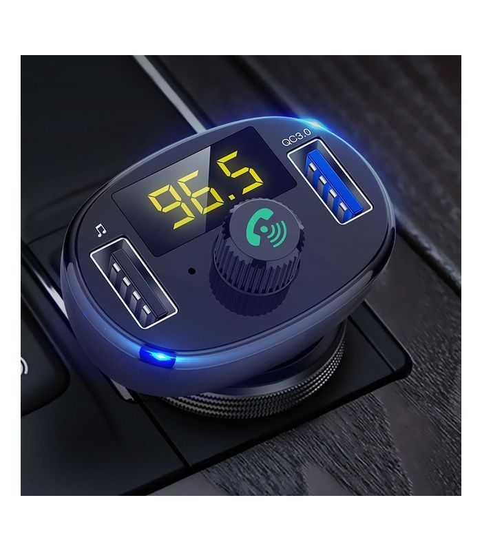 Modulator Fm Usb Bt V50 2x Usb 1aqc30 Afisaj Led Maxusb 32gb 12 24vcc