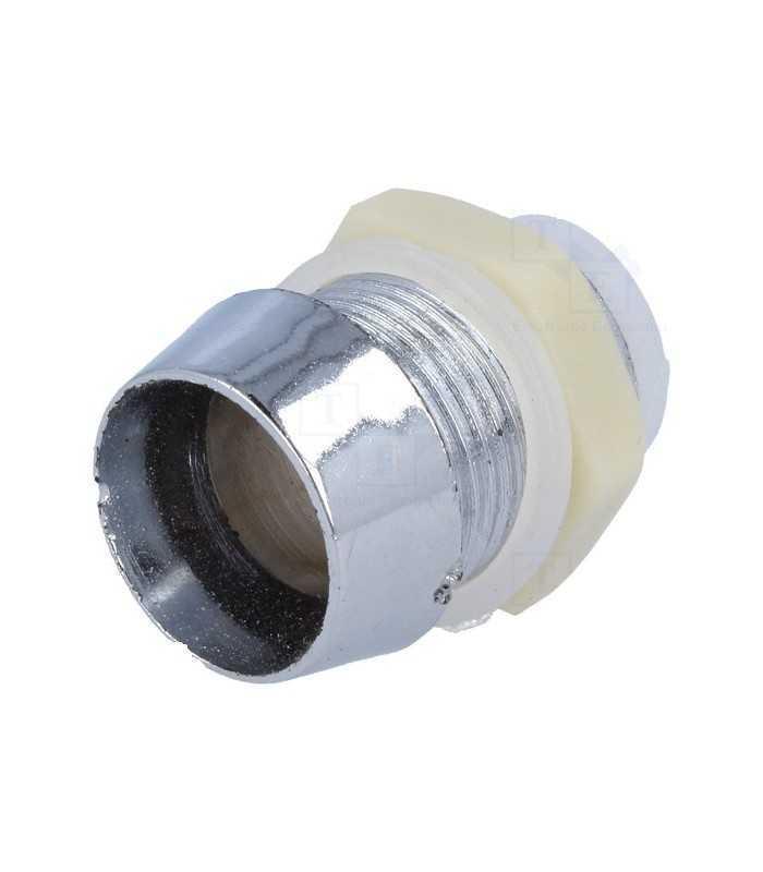 Montura pentru LED 10mm crom ABS incastrat L2 13mm