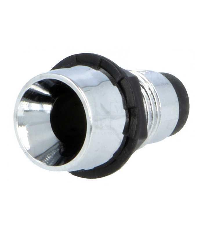 Montura pentru LED 5mm 8mm Montare pe panou Subtip concav SCI R9-107 CHROME