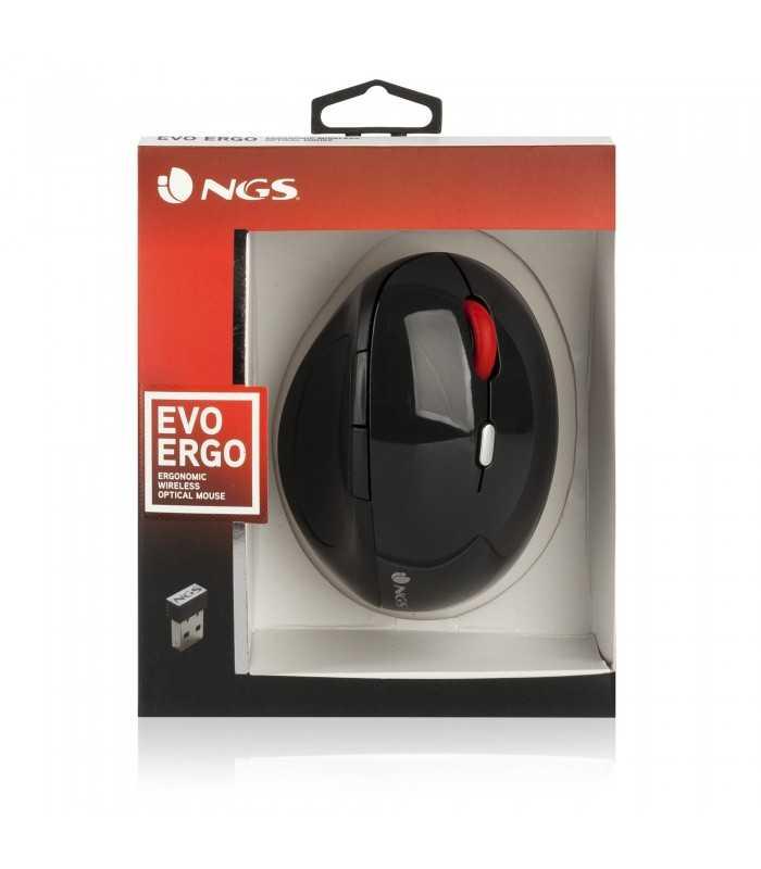 mouse fara fir 24ghz evoergo negru ngs ergonomic wireless mouse evo ergo 2