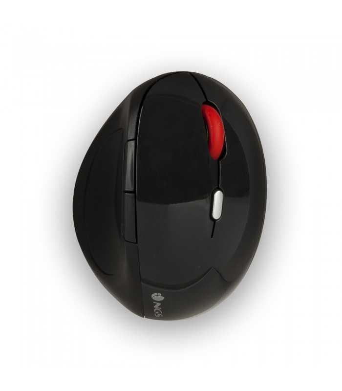 Mouse fara fir 2.4GHz EvoErgo negru NGS ERGONOMIC WIRELESS MOUSE EVO ERGO