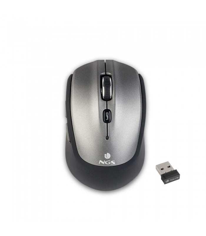 Mouse FRIZZDUAL bluetooth optic 1000/1600dpi gri NGS