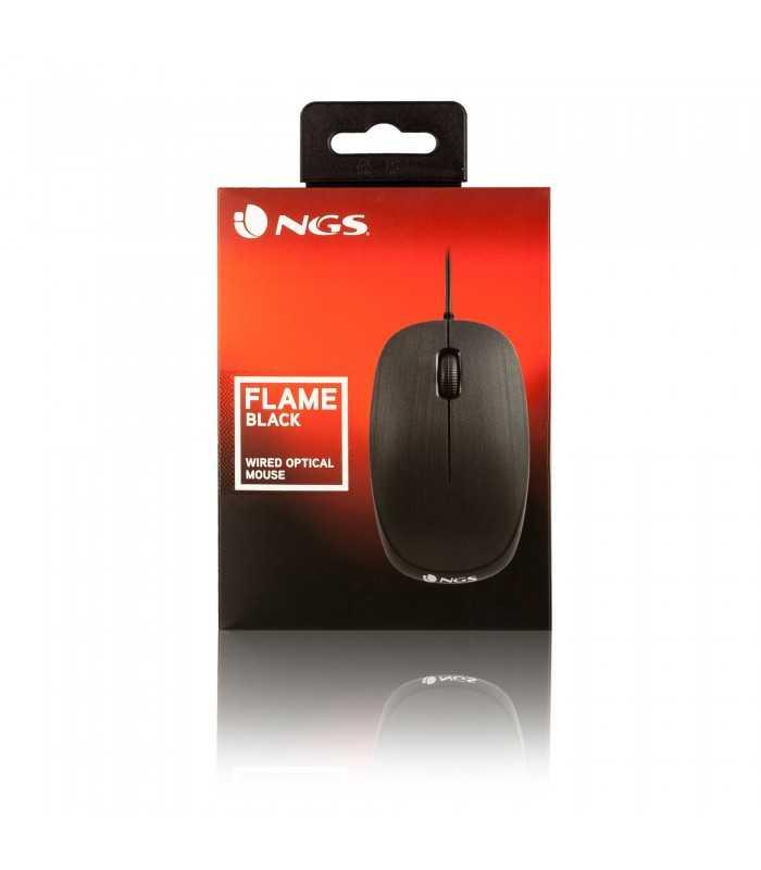 mouse optic 1000dpi usb negru flame ngs 5