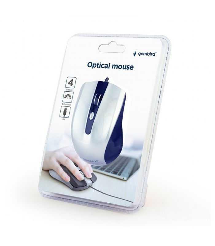 mouse optic 800 1200dpi usb gembird mus 4b 01 bs 2