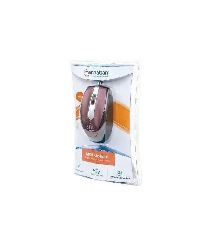 mouse optic usb 1000dpi maro 177979 manhattan 3