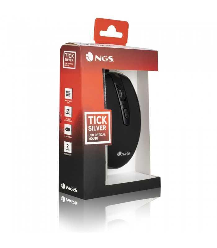 mouse optic usb 800 1600dpi argintiu ngs 5
