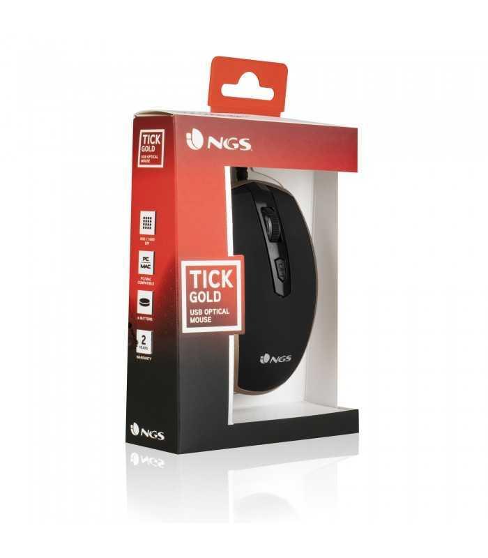 mouse optic usb 800 1600dpi auriu ngs 6