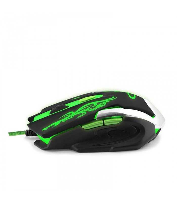 mouse optic usb gaming 800 1200 1600 2400dpi 6 butoane cyborg esperanza 1