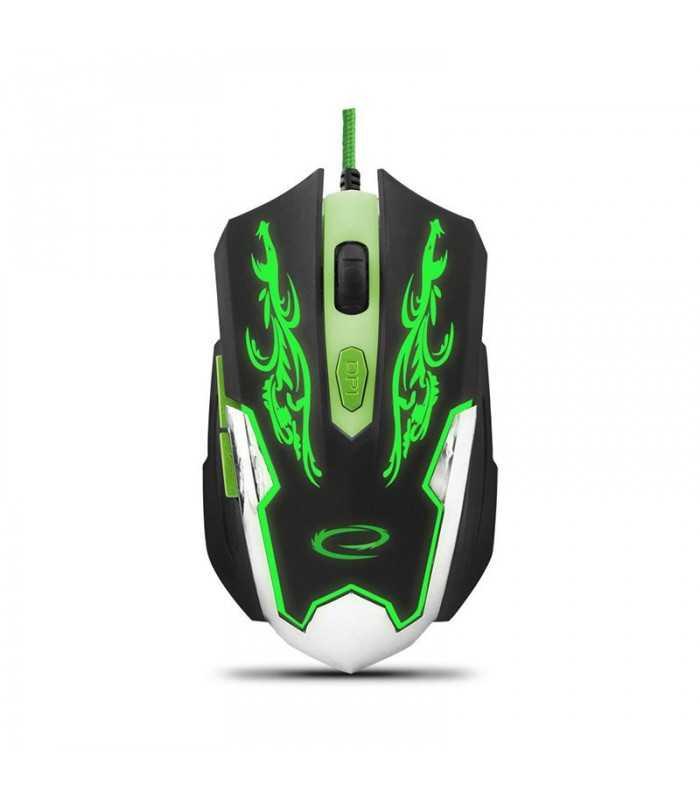 mouse optic usb gaming 800 1200 1600 2400dpi 6 butoane cyborg esperanza 2