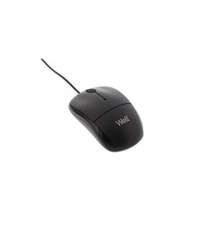 mouse optic well mu002 usb negru 1