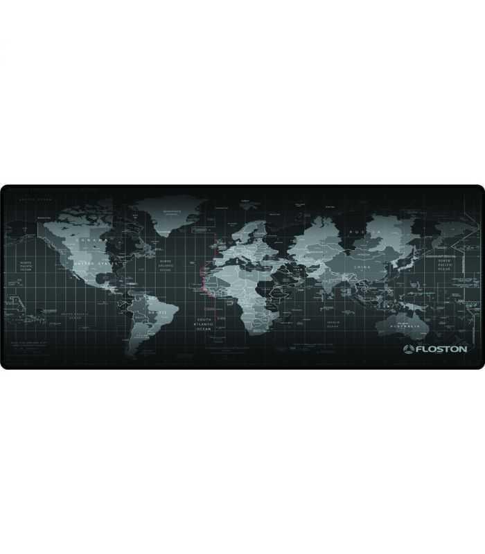 Mouse Pad cauciuc neted 900 x 400 x 4mm negru WORLD de la Floston