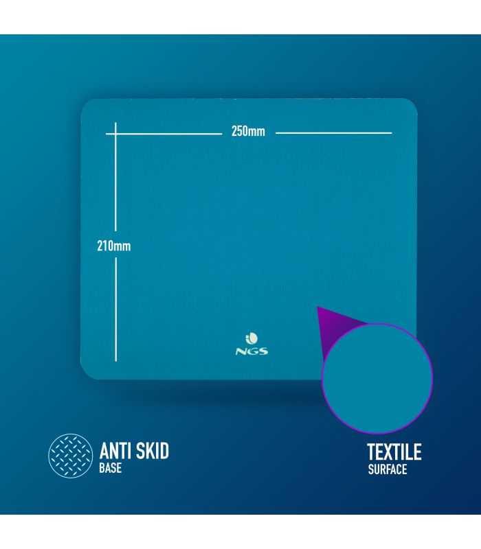 mouse pad ngs kilim blue 250x210mm albastru 1