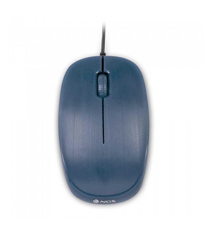 mouse usb 1000dpi albastru flame blue ngs 2