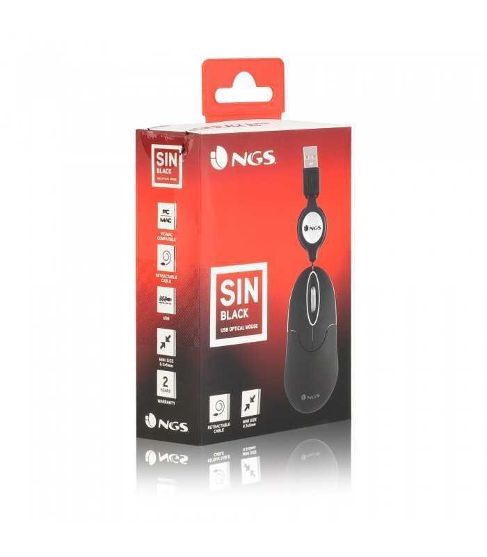 mouse usb 1000dpi negru ngs sinbk 6