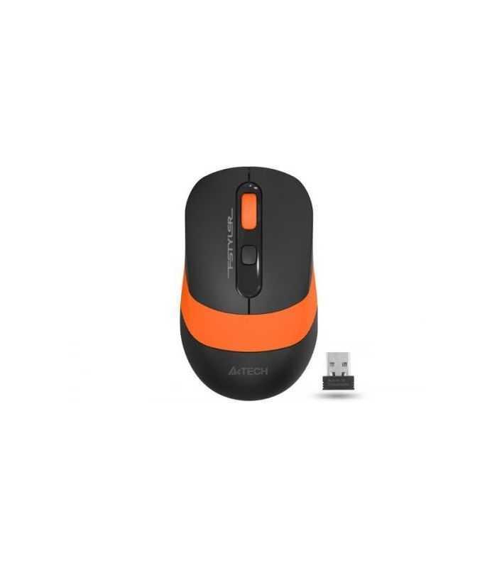 Mouse wireless A4Tech FG10 gaming 2000DPI USB portocaliu