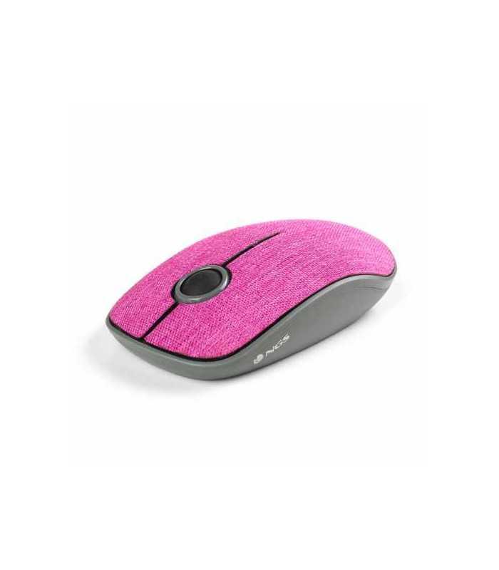 Mouse wireless Evo Denim roz 1200dpi NGS