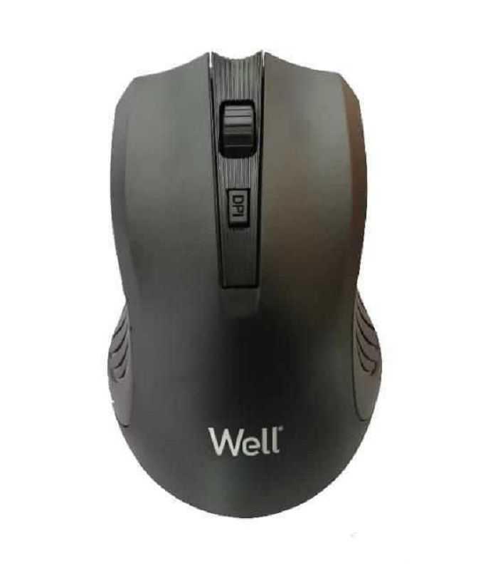 Mouse wireless Well MW103 negru USB