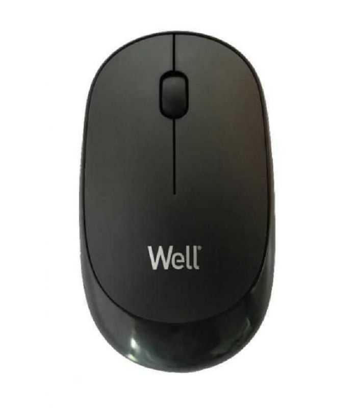 Mouse wireless Well MW104 negru USB