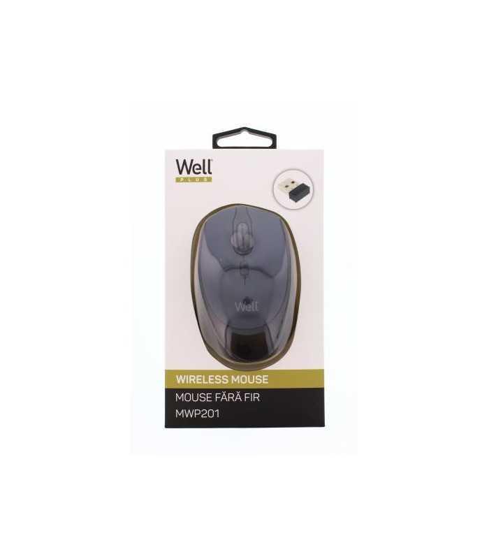 mouse wireless well mwp201 negru 4