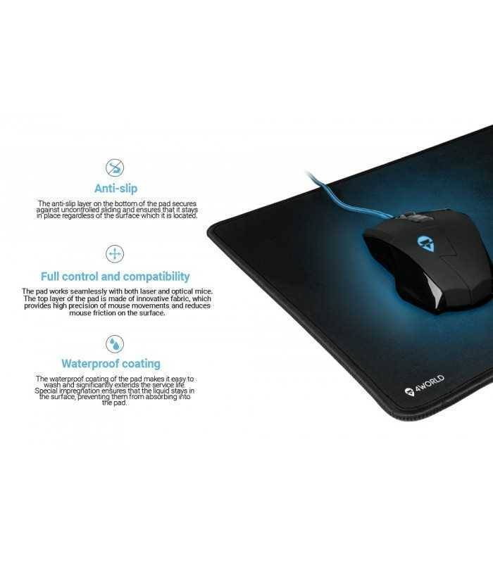 mousepad gaming 40x32x04cm gaming2 4world 7