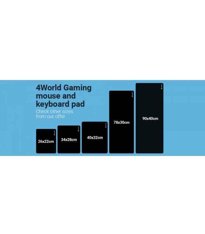 mousepad gaming 40x32x04cm gaming2 4world 8