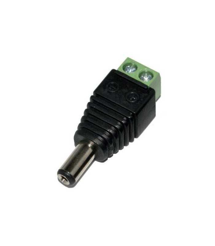 mufa alimentare dc 21x55 tata prindere cu surub regleta 1