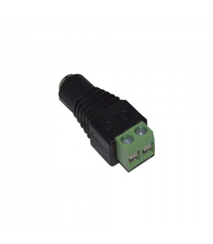 mufa alimentare dc 21x55mm mama cu prindere rapida cu surub regleta 2