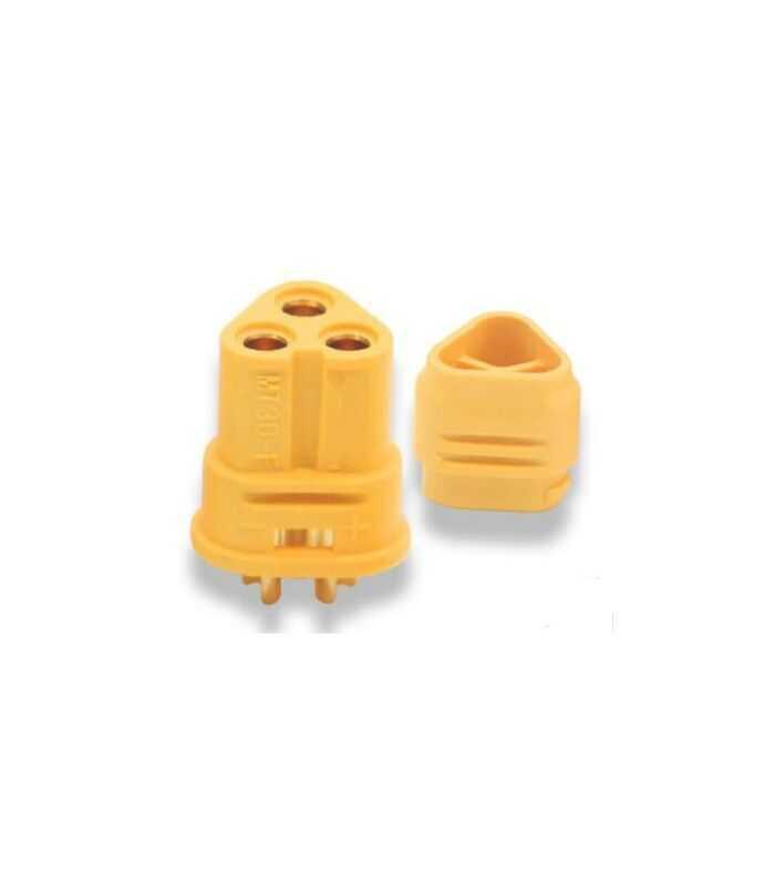 mufa alimentare dc mt30 mama 3 pini pe cablu lipite 15a 500v amass mt30 f 1